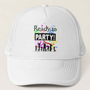 Klaar voor een feestje Trucker Hat Pet
