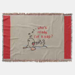 Klaar voor een nap? gewoven deken