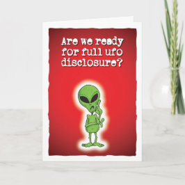 Klaar voor een volledige UFO-onthulling? Kaart