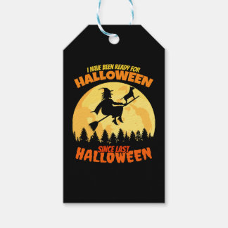 Klaar voor Halloween sinds laatste Halloween Funny Cadeaulabel