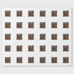 Klaar voor Halloween sinds vorig Halloween Vintage Cadeaupapier