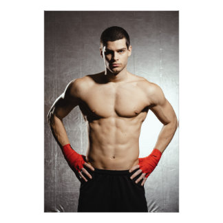 Klaar voor het Fight Hot Guy Poster