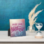 Klaar voor het weekend fotoplaat (Insitu)