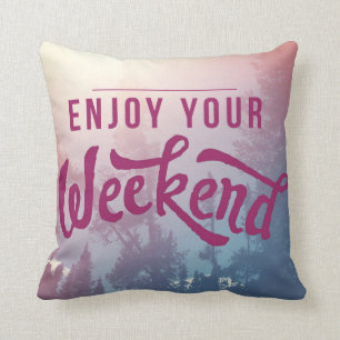 Klaar voor het weekend kussen