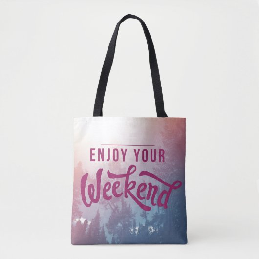 Klaar voor het weekend tote bag (Voorkant)