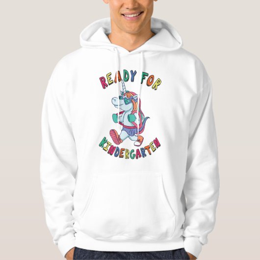 Klaar voor Kindergarten Hoodie (Voorkant)