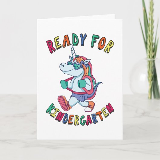 Klaar voor Kindergarten Kaart (Voorkant)