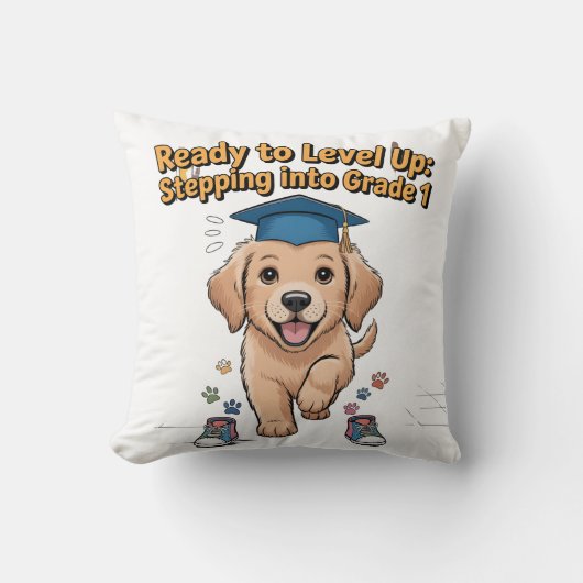 Klaar voor niveau Kinder kussen (Voorkant)