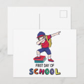 Klaar voor online school briefkaart (Voorkant / Achterkant)