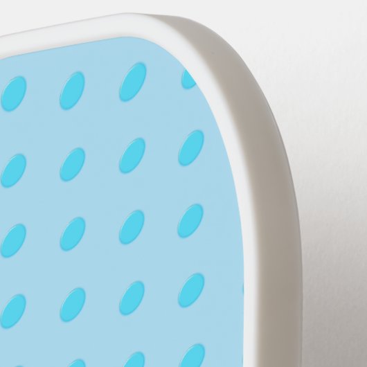 Klaar voor Pop Baby Boy Blue Pea Pickleball Paddle (Links Detail)