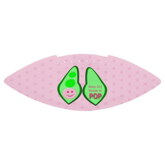 Klaar voor Pop Baby Girl Pink Pea American Football (Paneel)