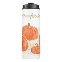 Klaar voor Pumpkin Spice Season Waterverf Pumpkin