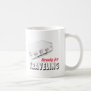 Klaar voor reizen koffiemok