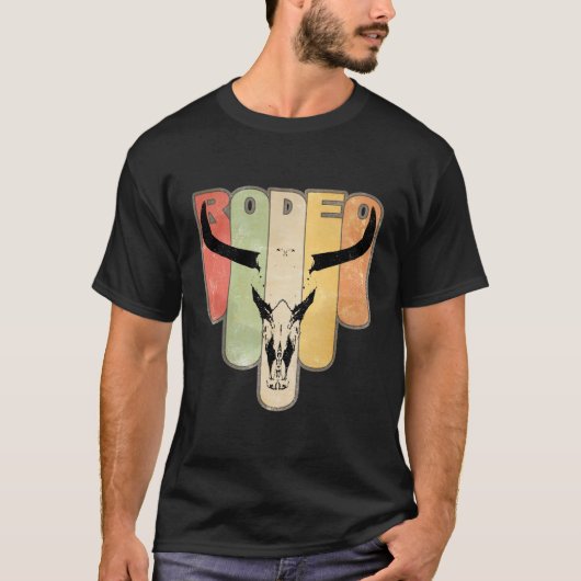 Klaar voor Rodeo met deze Geweldige T-Shirt (Voorkant)