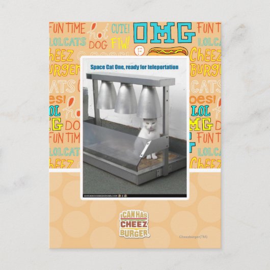 Klaar voor Teleportation Briefkaart (Voorkant)