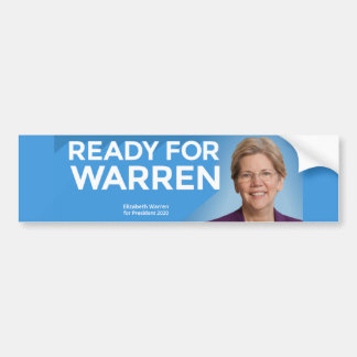 Klaar voor Warren Bumpersticker