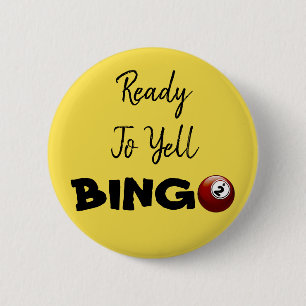 Klaar voor Yell BINGO Funny Button