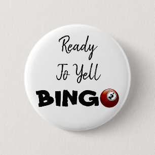 Klaar voor Yell BINGO Funny Button