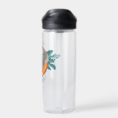 Klaar voor yoga? - De witte lotus Waterfles (Achterkant)