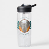 Klaar voor yoga? - De witte lotus Waterfles (Links)