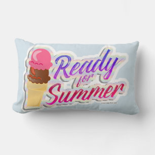 Klaar voor Zomer Ijs Seizoen Slogan Kussen