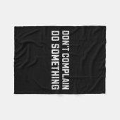 Klacht Doe iets - Kamala Harris - Tim W 2024 Fleece Deken (Voorkant (Horizontaal))