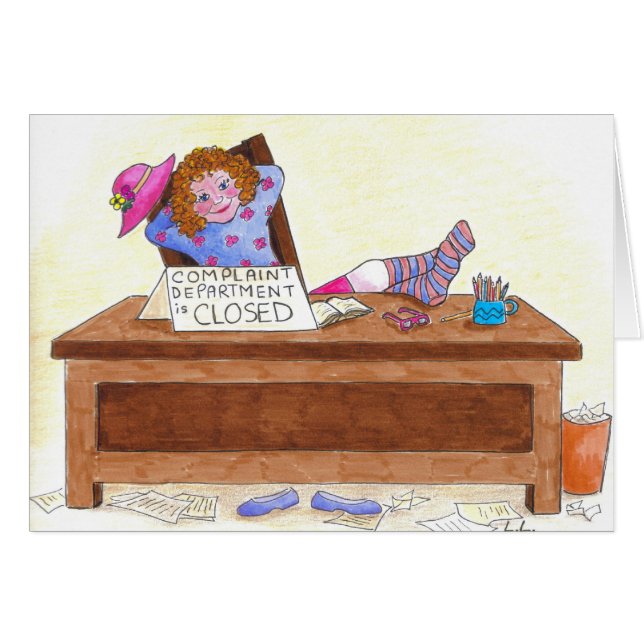 Klachtenafdeling is gesloten (Voorkant Horizontaal)