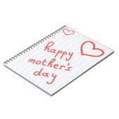 Kladblok "Gelukkige Moederdag" Notitieboek (Linkerzijde)
