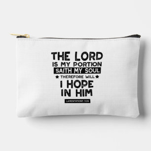 Klagzangen 3:24 De Heere is Mijn Deel Quotes Etui