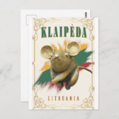 Klaipeda-Briefkaart Briefkaart (Voorkant / Achterkant)
