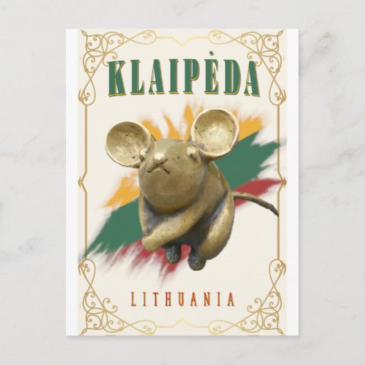 Klaipeda-Briefkaart Briefkaart (Voorkant)