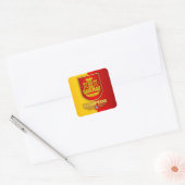Klaipeda Vierkante Sticker (Envelop)