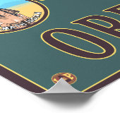 Klamath Falls, OregonScenic Travel Poster (Coin)