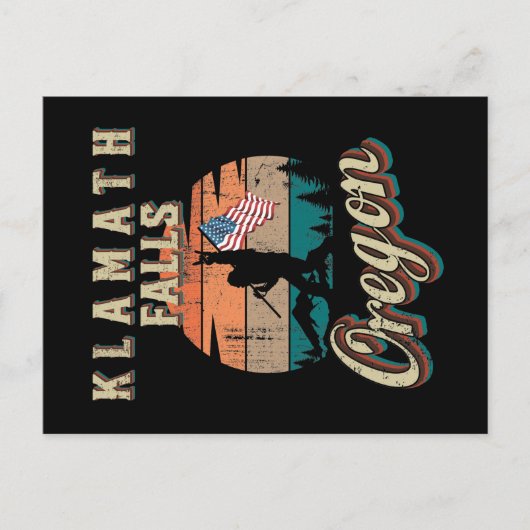 Klamath Herfsten Oregon Briefkaart (Voorkant)