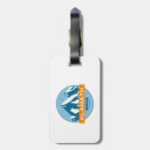 Klamath Mountains California Oregon Bagagelabel (Achterkant verticaal)