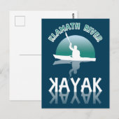 Klamath River California - Kayak Briefkaart (Voorkant / Achterkant)