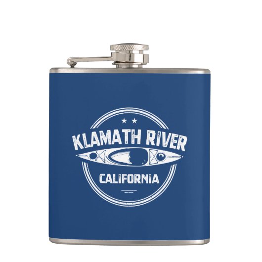 Klamath River, Californië Heupfles (Voorkant)