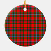 Klan Butter Check Tartan Keramisch Ornament (Achterkant)