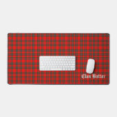 Klan Butter Tartan en aangepaste tekst Bureaumat (Keyboard & Muis)