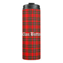 Klan Butter Tartan en aangepaste tekst