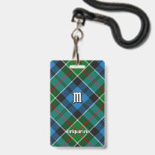 Klan Kirkpatrick Tartan Badge (Voorzijde met lanyard)