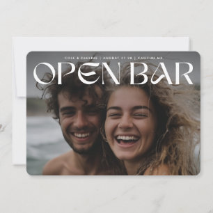 Klant Retro Moderne Open Bar FullBleed Foto Bruilo Save The Date