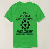 KLANT SERVICE ASSISTANT NICE DESIGN 2017 1 T-SHIRT (Design voorkant)