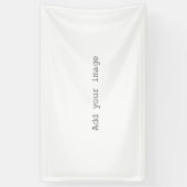 klant spandoek (Verticaal)