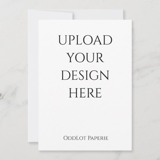 Klant uploadt Sjabloon voor afdrukken Kaart (Voorkant)
