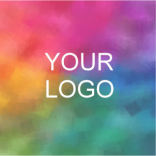 Klant Uw bedrijfsnaam Logo Here Branding Sticker