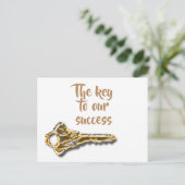 Klant van werknemer Klant Bedankt voor uw waarderi Briefkaart (Staand voorkant)