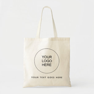 Klant voegt bedrijfsbedrijfsbudget toe tote bag