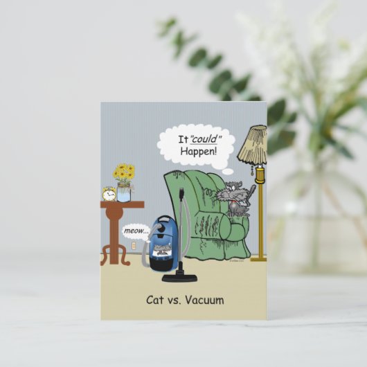 Klant voor diergeneeskundig bedrijf briefkaart (Staand voorkant)