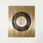 KLANTAFDRUKDIJMEDAL Gold #1 Champion EDITABLE Wandkleed (Voorkant)